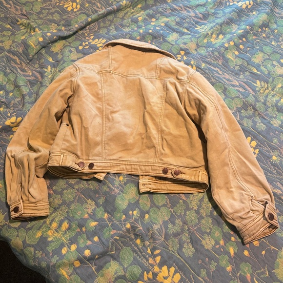 BDG Cropped Yellow Jean Jacket - Picture 3 of 5
